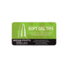 Imagen de Tips Transparentes Medium Stilleto Para Soft Gel 550 Unidades