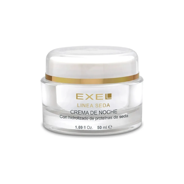 Imagen de Crema Facial De Noche Exel Linea Seda Con Proteínas 50ml