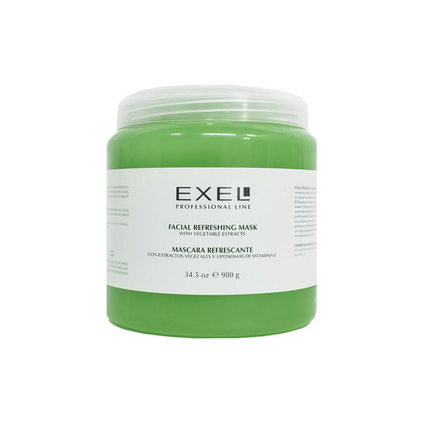 Imagen de Máscara Facial Refrescante Exel Con Vitamina E Y Vegetales 980gr