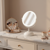 Imagen de Espejo Maquillaje 17 Cm Con Luz Led A Pilas Luz Cálida y Fría