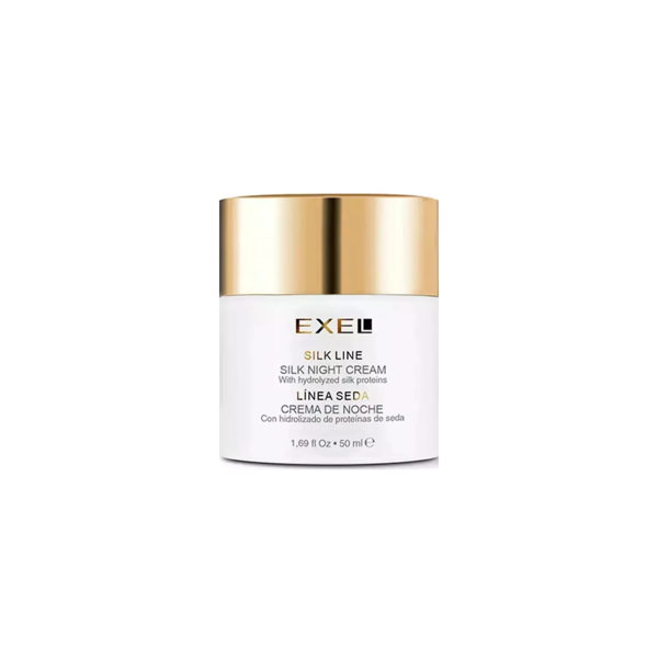 Imagen de Crema Facial De Noche Exel Linea Seda Con Proteínas 50ml