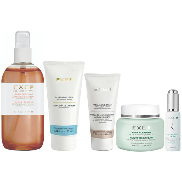 Imagen de Kit Anti Polución Cuidado Facial Exel Con ADN Biológico