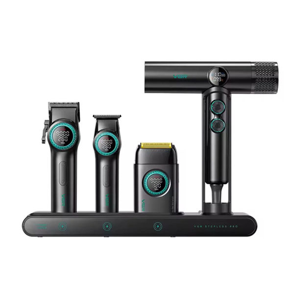 Imagen de Kit Maletín Para Barberia Peluquería De 28 Piezas VGR 4 en 1