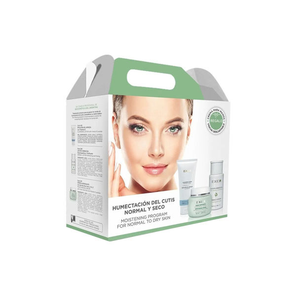 Imagen de Kit Programa De Humectación Cutis Normal Y Seco Exel + Cofia + Crema Para Manos