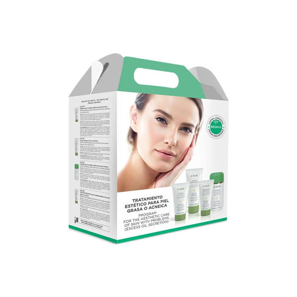 Imagen de Kit Tratamiento Estético Exel Para Piel Grasa o Acneica  + Cofia + Crema Jabonosa