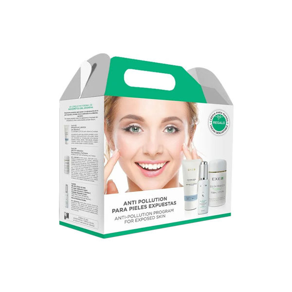Imagen de Kit Programa Exel Anti Polución Para Piel Expuestas + Cofia + Crema Para Manos