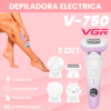 Imagen de Depiladora Afeitadora Eléctrica Inalámbrica 5 En 1 VGR V-750