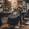 Imagen de Capa Para Corte De Pelo Impermeable Wmark Profesional