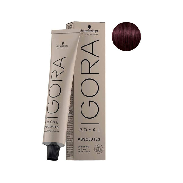 Imagen de Tinta Permanente Schwarzkopf Igora Royal Absolutes 4-80 60ml