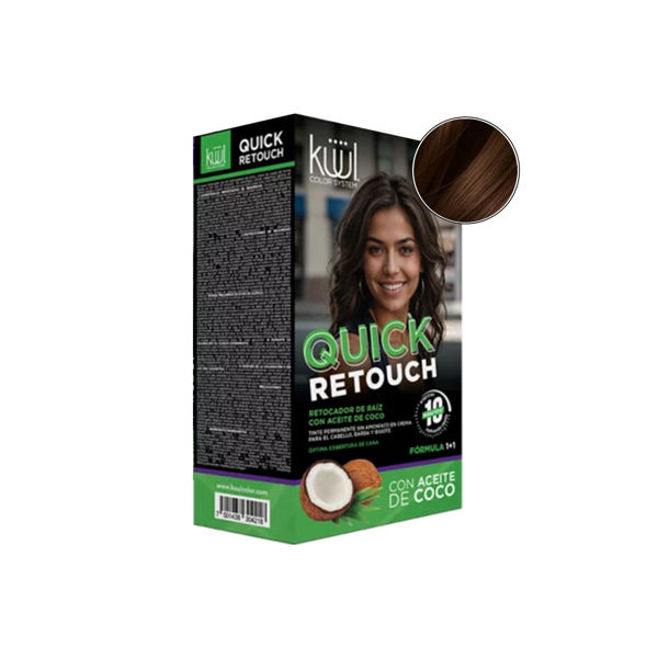 Imagen de Tinta Permanente Kuul Quick Retouch Castaño Medio 10 minutos 50ml