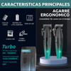 Imagen de Maquina De Corte De Pelo Inalámbrica Vgr V-003 Negro Y Dorada