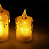 Imagen de Pack 12 Velas De Luz Led Acrílica Luz Cálida 3,5cm X 8cm
