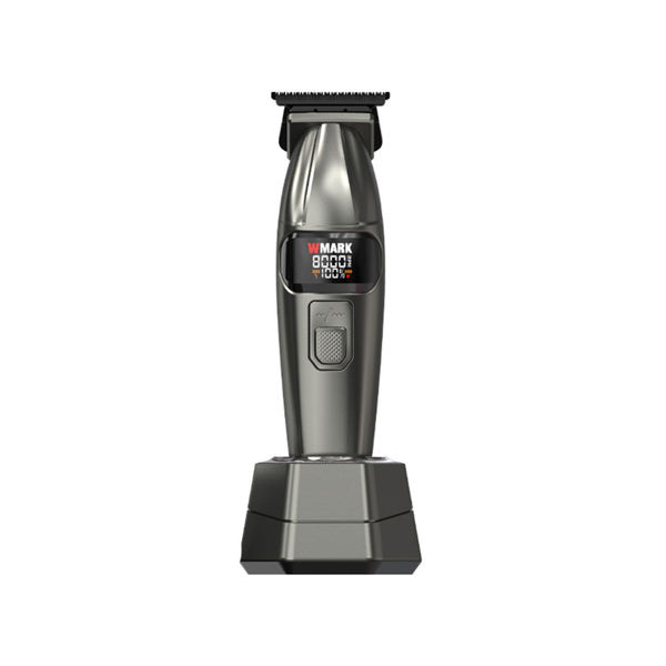 Imagen de Maquina Patillera Corte De Pelo Inalámbrica Wmark NG-8208 Plateada