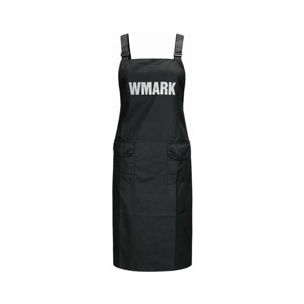 Imagen de Delantal Unisex De Trabajo Largo Wmark Negro