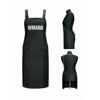 Imagen de Delantal Unisex De Trabajo Largo Wmark Negro
