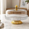 Imagen de Plato Giratorio Con Tapa Exhibidor Para Postres Tortas 32cm