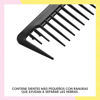 Imagen de Peine Para Mechas Profesional Dompel Carbono D4553 20cm