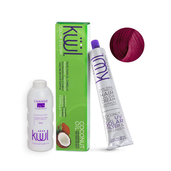 Imagen de Tinta Kuul N° 7.76 Con Aceite De Coco 90ml + Oxidante Activador
