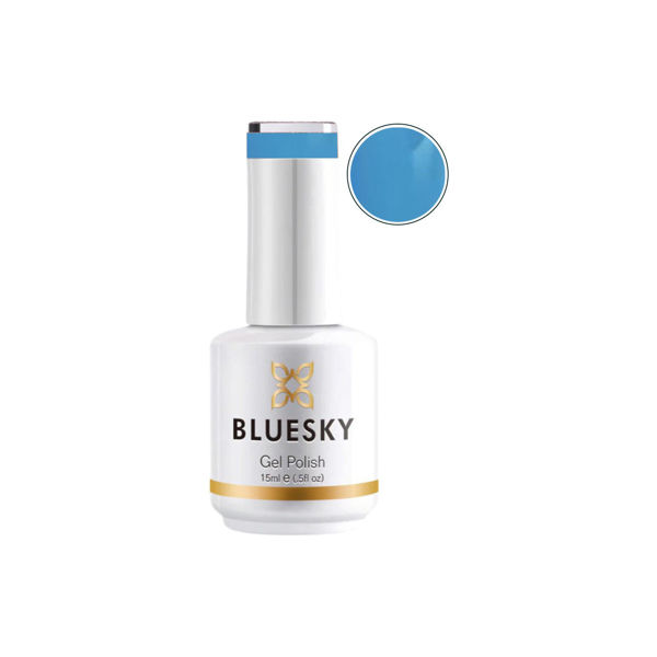 Imagen de Esmalte De Uñas Gel Semipermanente Bluesky Blue Lagoon 15ml