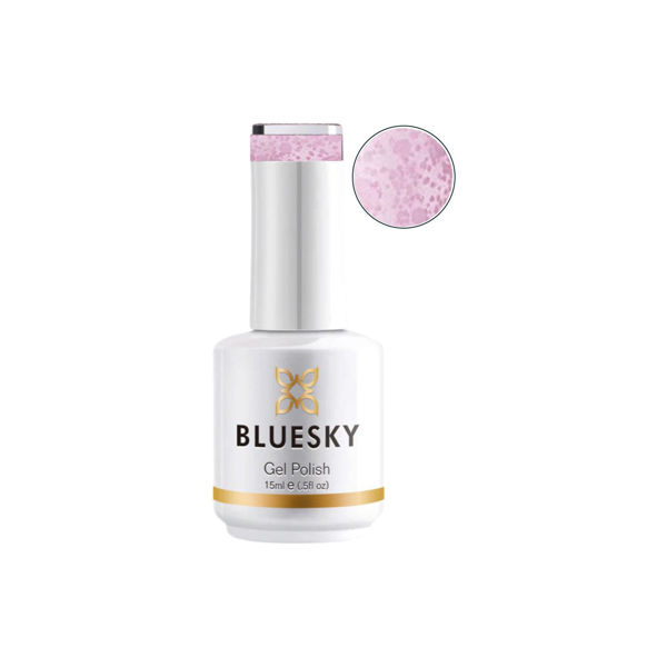 Imagen de Esmalte De Uñas Gel Semipermanente Bluesky Snow Angel Escarchado 15ml