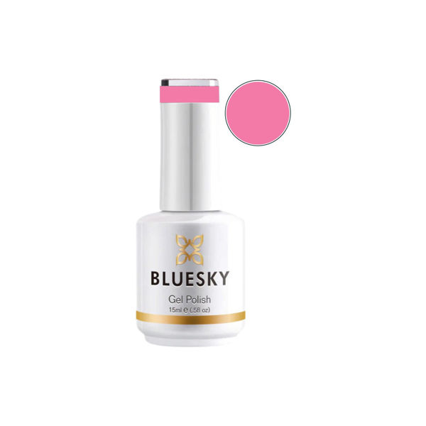Imagen de Esmalte De Uñas Gel Semipermanente Bluesky Bright Pink Cremoso 15ml