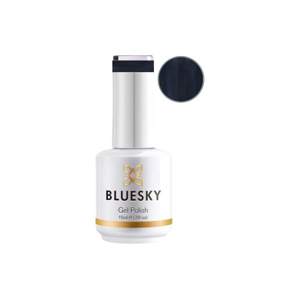 Imagen de Esmalte De Uñas Gel Semipermanente Bluesky Midnight Dark Cremoso 15ml